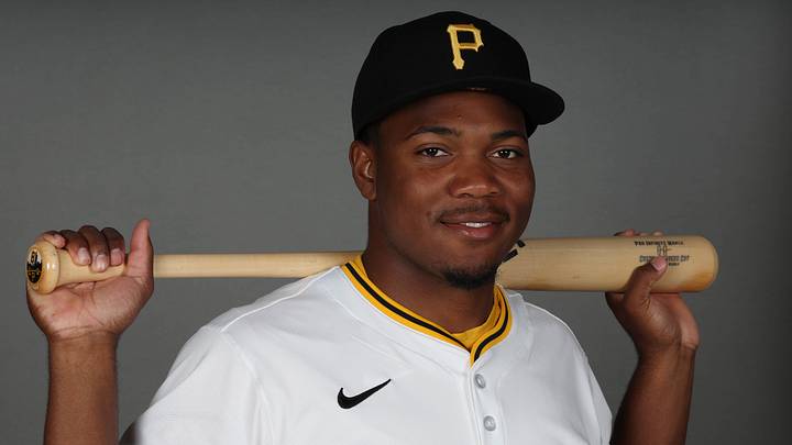 Feb 18, 2025; Bradenton, FL, USA; Pittsburgh Pirates infielder Termarr Johnson (81) poses for a photo during media day at Pirate City. Mandatory Credit: Kim Klement Neitzel-Imagn Images Feb 18, 2025; Bradenton, FL, USA; Pittsburgh Pirates infielder Termarr Johnson (81) poses for a photo during media day at Pirate City. Mandatory Credit: Kim Klement Neitzel-Imagn Images