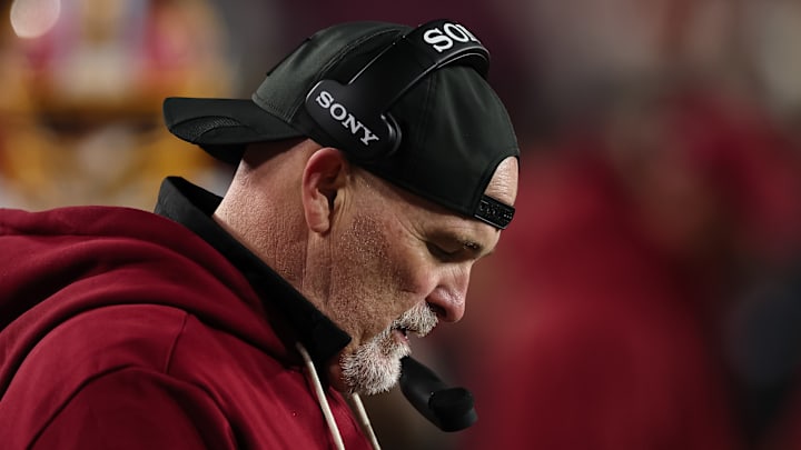 Washington Commanders head coach Dan Quinn Washington Commanders head coach Dan Quinn