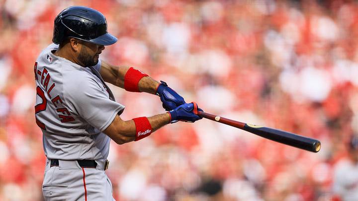 Mar 26, 2026; Cincinnati, Ohio, USA; Boston Red Sox shortstop Isiah Kiner-Falefa (2) bats against the Cincinnati Reds in the fourth inning at Great American Ball Park. Mandatory Credit: Katie Stratman-Imagn Images