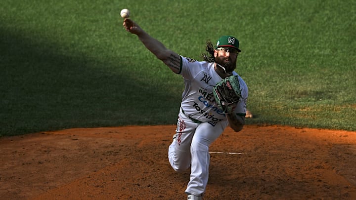 Matt Pobereyko lanzó en la reciente Serie del Caribe Gran Caracas 2023