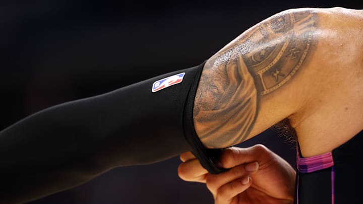 Arm sleeves are everywhere in the NBA.