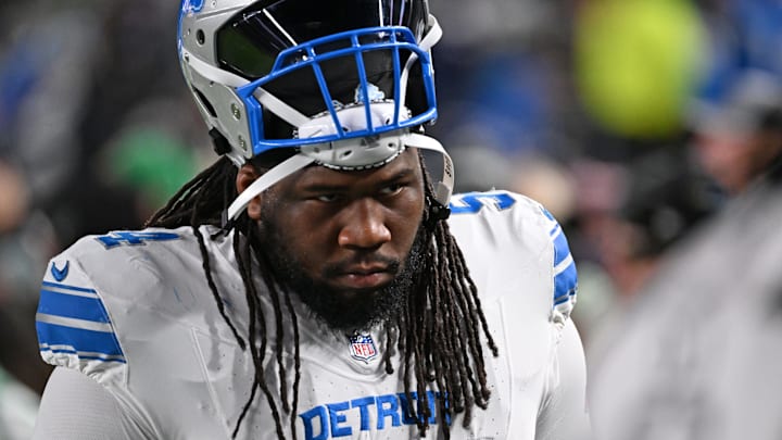 Detroit Lions defensive tackle Alim McNeill (54).