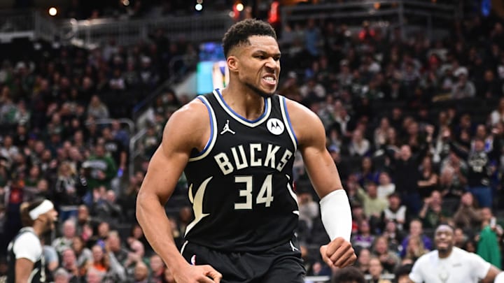 Milwaukee Bucks forward Giannis Antetokounmpo is a great prop target on Sunday.