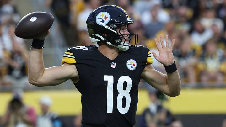 Quarterback Will Howard is expected to start Thursday for the Steelers.