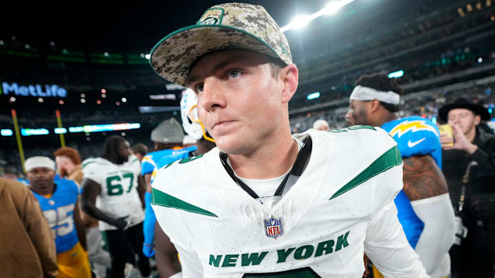 Former New York Jets quarterback Zach Wilson (2). Former New York Jets quarterback Zach Wilson (2).