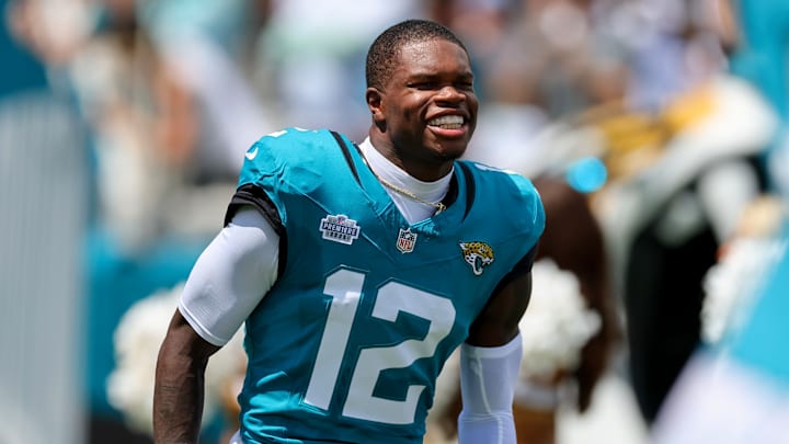Jacksonville Jaguars wide receiver Travis Hunter