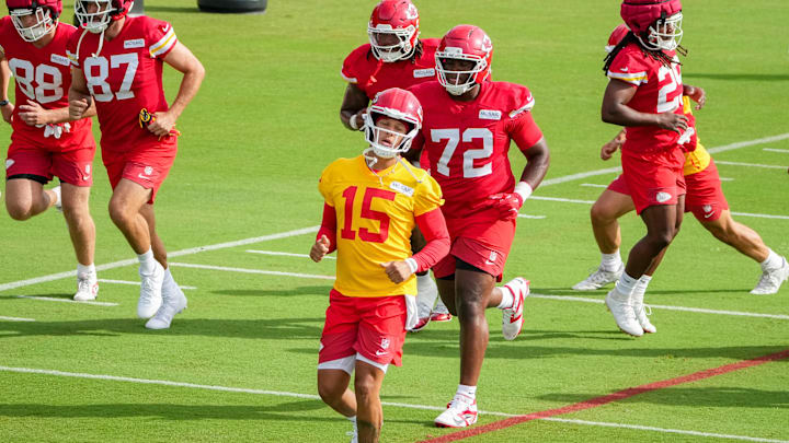 Patrick Mahomes and the Kansas City Chiefs gathered for training camp this week. 