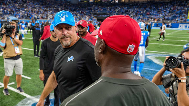 Detroit Lions head coach Dan Campbell.