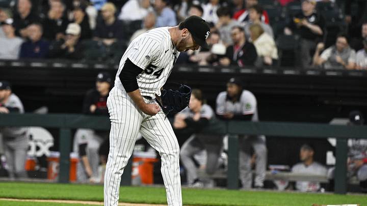 May 27, 2026; Chicago, Illinois, USA; Chicago White Sox pitcher David Sandlin (54) pumps his fists after the sixth inning against the Minnesota Twins at Rate Field. Mandatory Credit: Matt Marton-Imagn Images May 27, 2026; Chicago, Illinois, USA; Chicago White Sox pitcher David Sandlin (54) pumps his fists after the sixth inning against the Minnesota Twins at Rate Field. Mandatory Credit: Matt Marton-Imagn Images