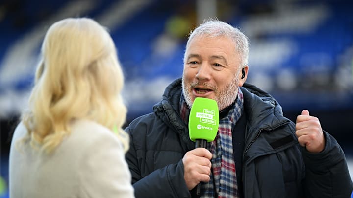 Ally McCoist on punditry duty for Everton vs Spurs last season