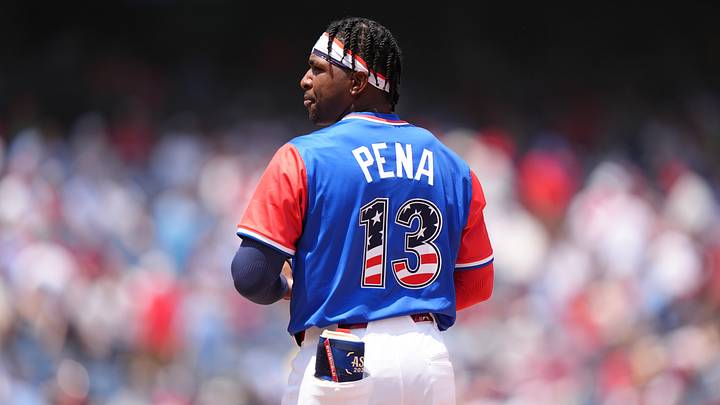 Jul 12, 2026; Philadelphia, PA, USA; National League infielder Luis Pena (13) looks on against American League in the second inning at Citizens Bank Park. Mandatory Credit: Kyle Ross-Imagn Images Jul 12, 2026; Philadelphia, PA, USA; National League infielder Luis Pena (13) looks on against American League in the second inning at Citizens Bank Park. Mandatory Credit: Kyle Ross-Imagn Images