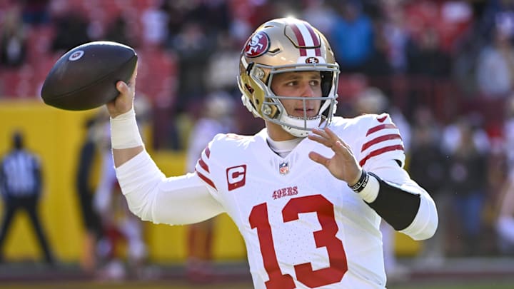 San Francisco 49ers quarterback Brock Purdy
