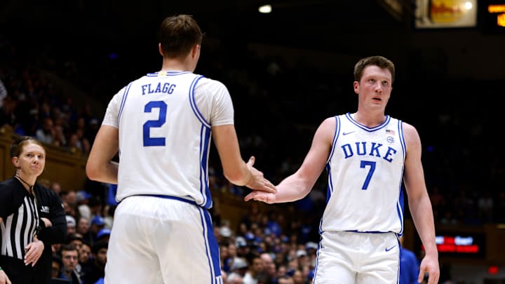 Incarnate Word v Duke featuring Blue Devils' freshmen Cooper Flagg and Kon Knueppel.