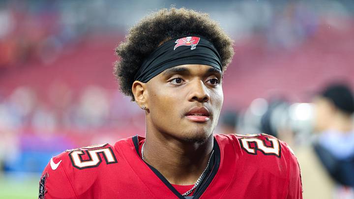 Aug 9, 2025; Tampa, Florida, USA; Tampa Bay Buccaneers cornerback Jacob Parrish (25) looks on after a preseason game against the Tennessee Titans at Raymond James Stadium. Mandatory Credit: Nathan Ray Seebeck-Imagn Images Aug 9, 2025; Tampa, Florida, USA; Tampa Bay Buccaneers cornerback Jacob Parrish (25) looks on after a preseason game against the Tennessee Titans at Raymond James Stadium. Mandatory Credit: Nathan Ray Seebeck-Imagn Images