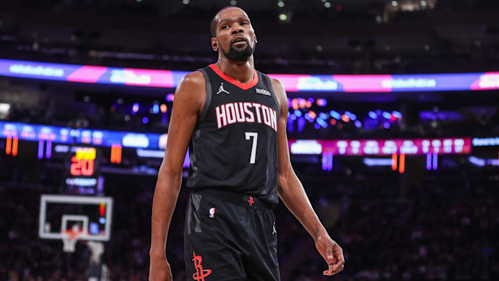 Kevin Durant and the Rockets are big home favorites against the Kings. Kevin Durant and the Rockets are big home favorites against the Kings.