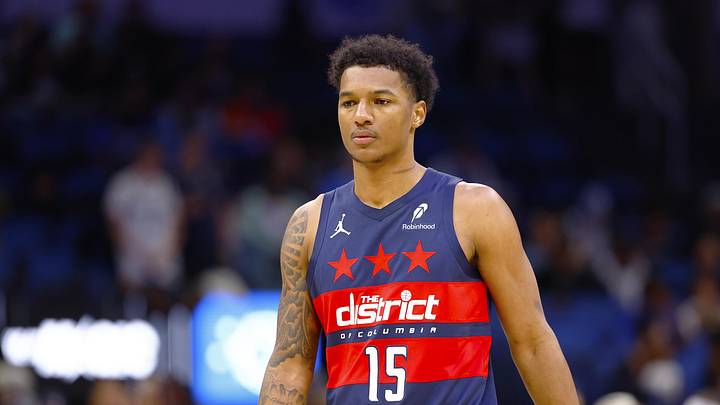 Mar 3, 2026; Orlando, Florida, USA;  Washington Wizards forward Julian Reese (15) against the Orlando Magic in the first half at Kia Center. Mandatory Credit: Russell Lansford-Imagn Images