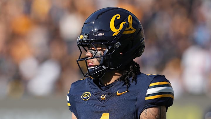 Sep 6, 2025; Berkeley, California, USA; California Golden Bears defensive back Brent Austin (4) during the third quarter against the Texas Southern Tigers at California Memorial Stadium. Mandatory Credit: Darren Yamashita-Imagn Images