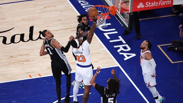 Mitchell Robinson’s offensive rebounding ability reflects a growing focus in the NBA on crashing the glass. Mitchell Robinson’s offensive rebounding ability reflects a growing focus in the NBA on crashing the glass.