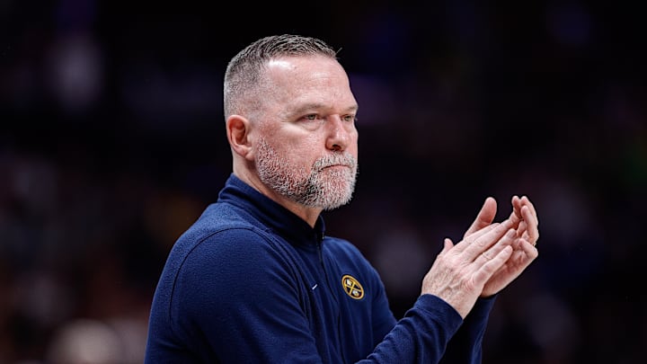 May 14, 2024; Denver, Colorado, USA; Denver Nuggets head coach Michael Malone in the third quarter