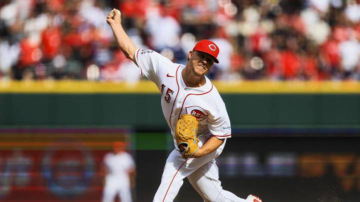 Mar 29, 2026; Cincinnati, Ohio, USA; Cincinnati Reds relief pitcher Emilio Pagan (15) pitches against the Boston Red Sox in the ninth inning at Great American Ball Park. Mandatory Credit: Katie Stratman-Imagn Images Mar 29, 2026; Cincinnati, Ohio, USA; Cincinnati Reds relief pitcher Emilio Pagan (15) pitches against the Boston Red Sox in the ninth inning at Great American Ball Park. Mandatory Credit: Katie Stratman-Imagn Images