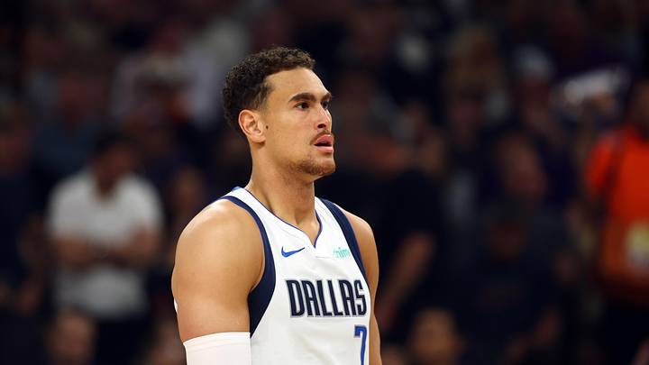 Dallas Mavericks forward Dwight Powell against the Phoenix Suns.