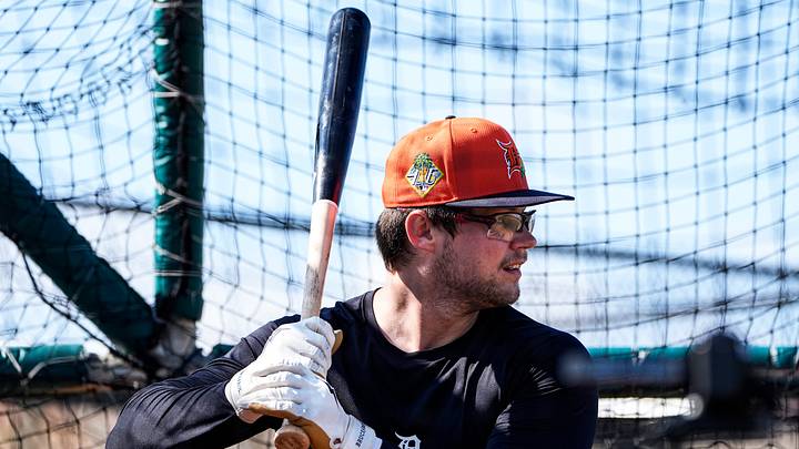 Detroit Tigers infielder Max Anderson. Detroit Tigers infielder Max Anderson.