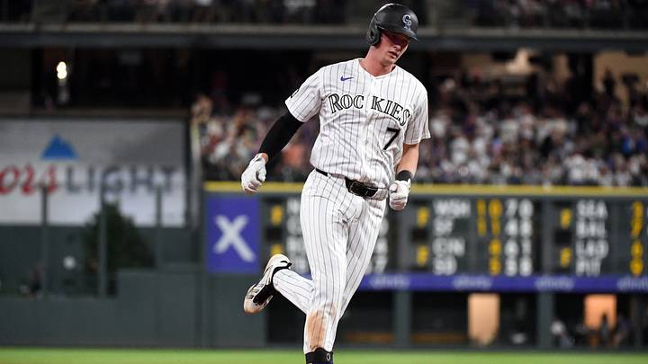 Jun 10, 2026; Denver, Colorado, USA; Colorado Rockies infielder TJ Rumfield (7) runs the bases after hitting a home run in the eighth inning against the Chicago Cubsat Coors Field. Mandatory Credit: Christopher Hanewinckel-Imagn Images Jun 10, 2026; Denver, Colorado, USA; Colorado Rockies infielder TJ Rumfield (7) runs the bases after hitting a home run in the eighth inning against the Chicago Cubsat Coors Field. Mandatory Credit: Christopher Hanewinckel-Imagn Images