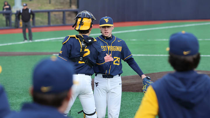 West Virginia University reliever Reese Bassinger