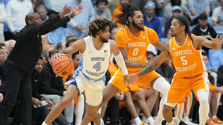 UNC basketball guard RJ Davis UNC basketball guard RJ Davis