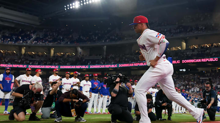 Juan Soto praised his Dominican Republic team after exiting the World Baseball Classic. Juan Soto praised his Dominican Republic team after exiting the World Baseball Classic.