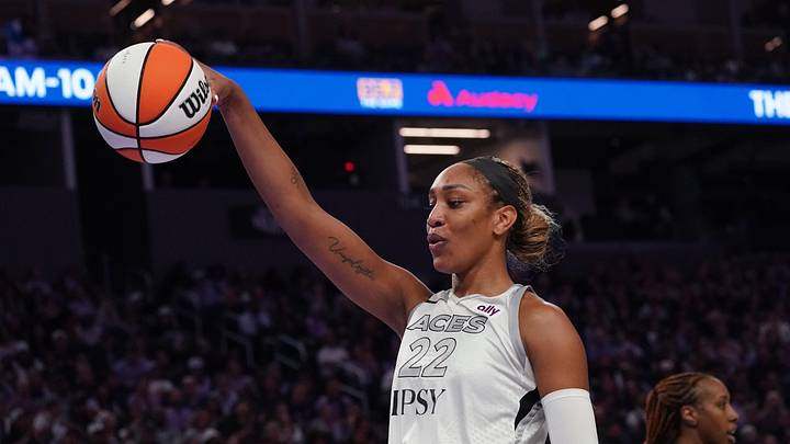 Las Vegas Aces center A'ja Wilson is a great prop target on June 2. Las Vegas Aces center A'ja Wilson is a great prop target on June 2.