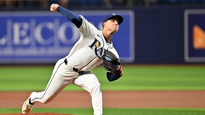 May 19, 2026; St. Petersburg, Florida, USA; Tampa Bay Rays starting pitcher Griffin Jax (22) throws a pitch in the first inning against the Baltimore Orioles at Tropicana Field. Mandatory Credit: Jonathan Dyer-Imagn Images May 19, 2026; St. Petersburg, Florida, USA; Tampa Bay Rays starting pitcher Griffin Jax (22) throws a pitch in the first inning against the Baltimore Orioles at Tropicana Field. Mandatory Credit: Jonathan Dyer-Imagn Images
