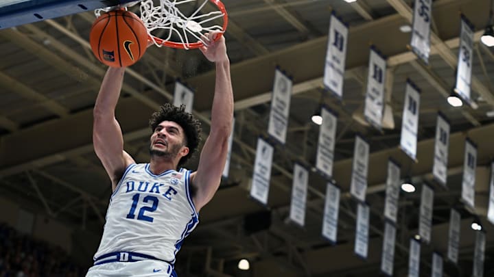 Duke Blue Devils forward Cameron Boozer (12) Duke Blue Devils forward Cameron Boozer (12)
