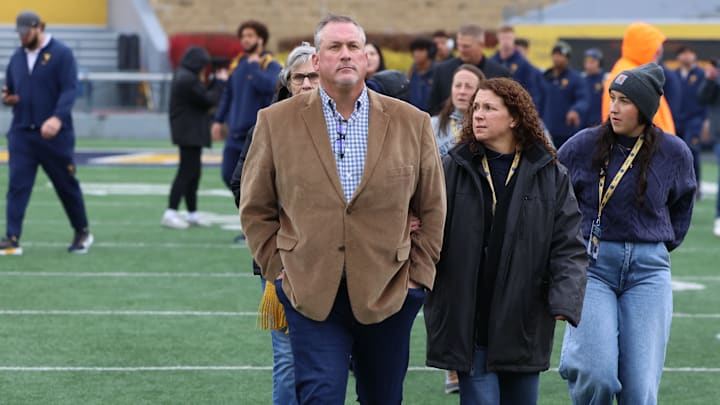 West Virginia University offensive line coach Matt Moore. 