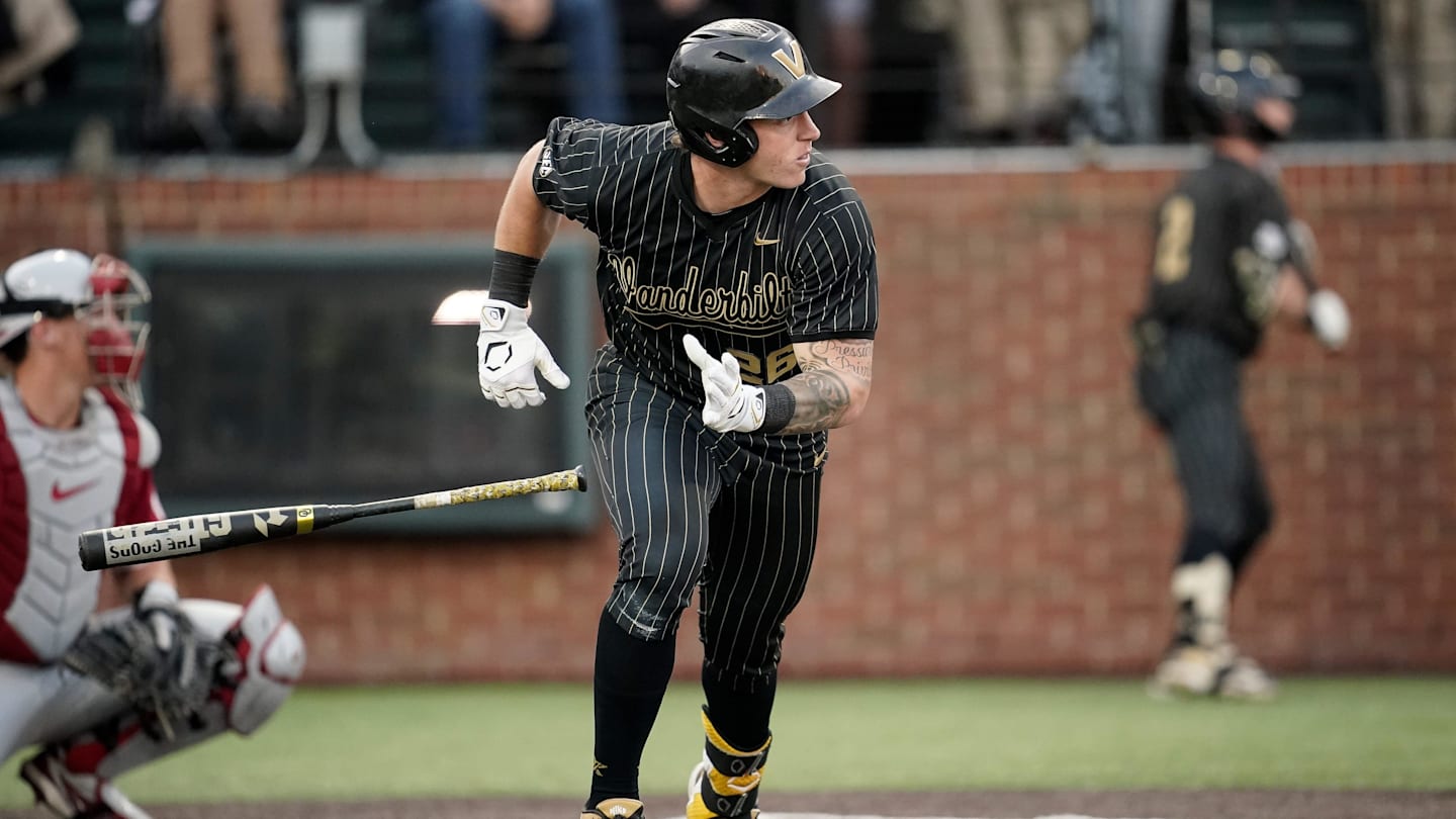 Vanderbilt Baseball Offense Unable to Come Up Big in Series Loss