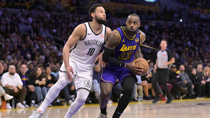 LeBron James is averaging 23.8 points, 7.4 rebounds and 8.9 assists per game during the 2024-25 season.