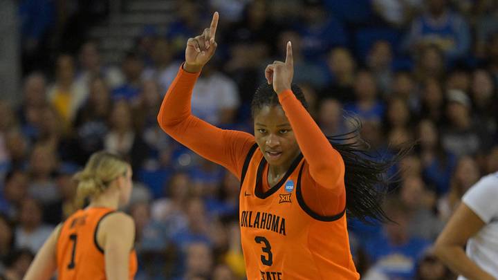 Oklahoma State Cowboys guard Micah Gray. Oklahoma State Cowboys guard Micah Gray.