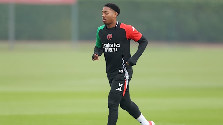 Arsenal FC Training Session And Press Conference - UEFA Champions League 2024/25 League Phase MD7