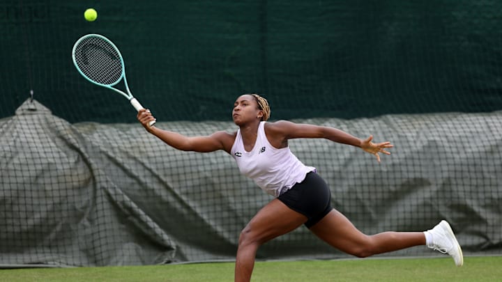 Coco Gauff at Wimbledon