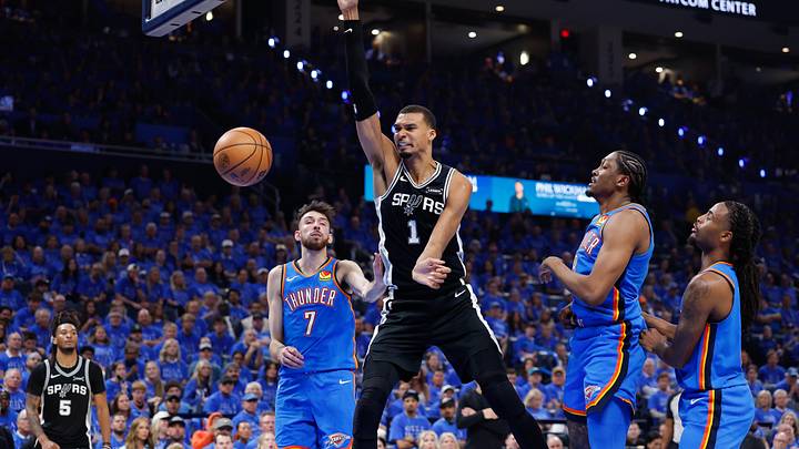 Victor Wembanyama was unstoppable against the Thunder in Game 1 of the Western Conference finals.