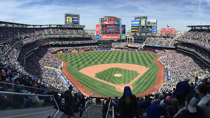 Baseball. MLB. New York Mets Vs Miami Marlins, Citi Field, New York. USA.