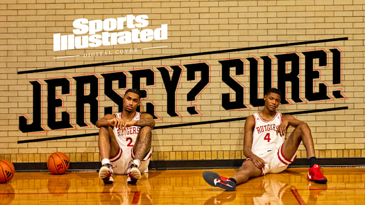 Dylan Harper, left, and Ace Bailey are bringing a lot of attention to Rutgers in what is likely their lone college basketball season.