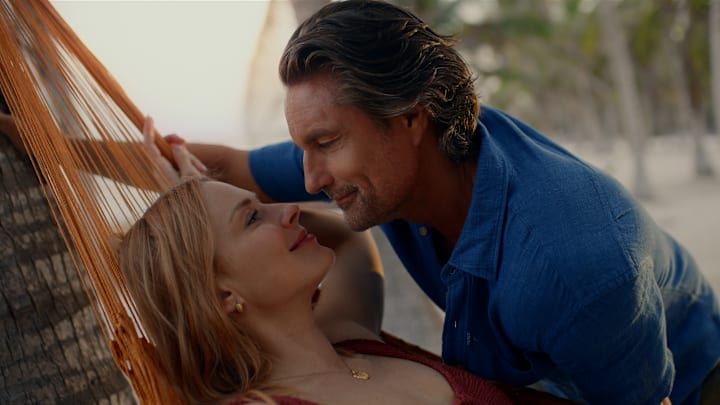 Virgin River S7. (L to R) Alexandra Breckenridge as Melinda Monroe and Martin Henderson as Jack Sheridan in Episode #709 of Virgin River S7 Virgin River S7. (L to R) Alexandra Breckenridge as Melinda Monroe and Martin Henderson as Jack Sheridan in Episode #709 of Virgin River S7