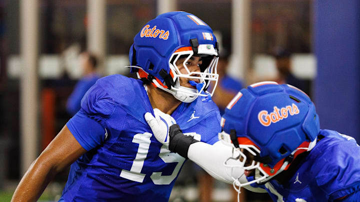 Florida Gators edge Jayden Woods has had arguably the best camp of all of the team's freshmen.q Florida Gators edge Jayden Woods has had arguably the best camp of all of the team's freshmen.q