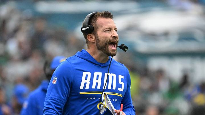 Los Angeles Rams head coach Sean McVay. Los Angeles Rams head coach Sean McVay.