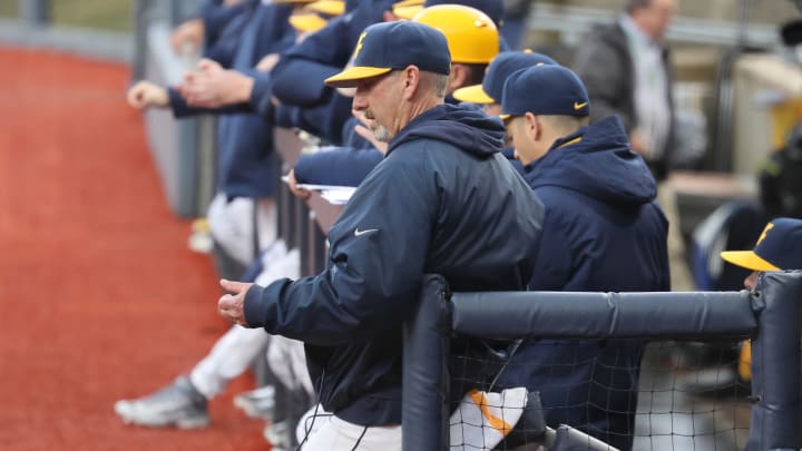 West Virginia University head coach Randy Mazey