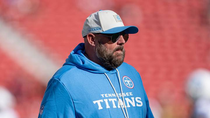 August 13, 2026; Santa Clara, California, USA; Tennessee Titans offensive coordinator Brian Daboll before the game against the San Francisco 49ers at Levi's Stadium. August 13, 2026; Santa Clara, California, USA; Tennessee Titans offensive coordinator Brian Daboll before the game against the San Francisco 49ers at Levi's Stadium.
