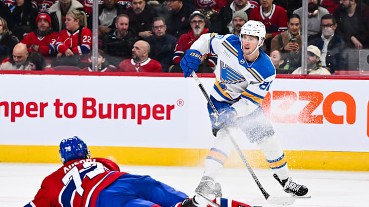 St. Louis Blues v Montreal Canadiens St. Louis Blues v Montreal Canadiens
