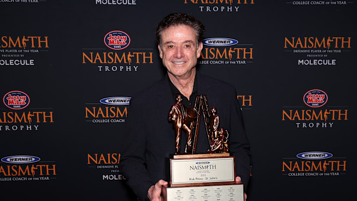2025 Naismith Awards Brunch; St. John's basketball head coach Rick Pitino