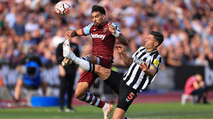Lucas Paquetá estará em campo defendendo o West Ham